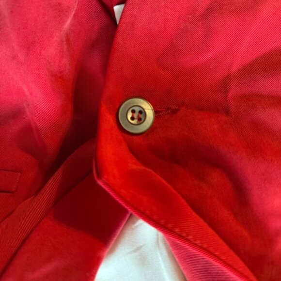 Cartonnier Red Velvet Blazer Women’s Size 2 - Picture 9 of 9